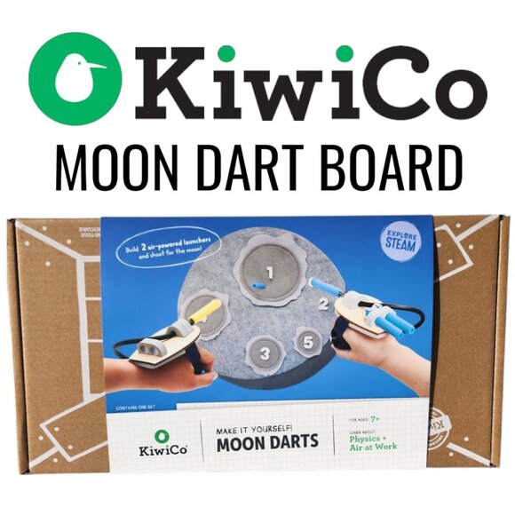 NEW KiwiCo Kiwi Co. Moon Darts Nerf Science Kit STEM DIY Craft Set Solar System - Picture 1 of 16